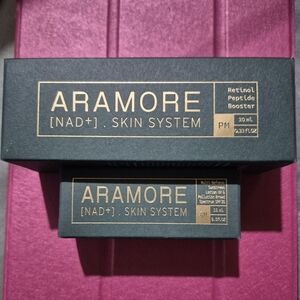 Aramore NAD+ Skin System Retinol Peptide Booster & Multi Defense Sunscreen